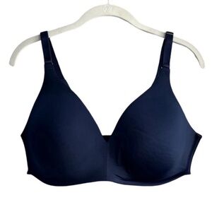 Soma Vanishing 360 Wireless Bra #082201 Nightfall Navy Blue Size 38D